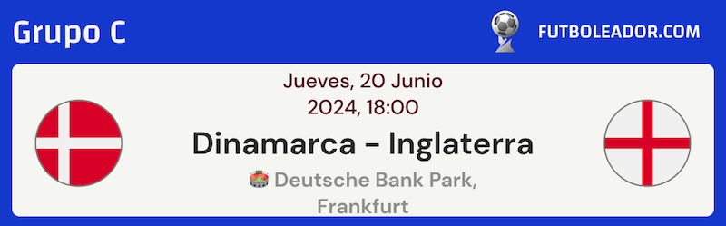 Pronósticos para Dinamarca vs Inglaterra, Grupo C de la Euro 2024