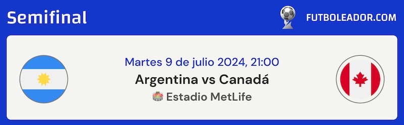 pronostico del argentina vs canada de copa america