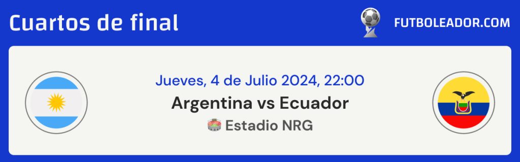 argentina vs ecuador pronostico