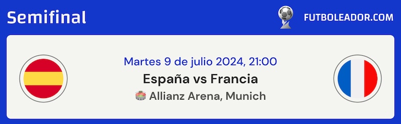 pronostico del españa vs francia de la eurocopa