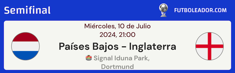 Países Bajos vs Inglaterra - Pronóstico de la semifinal de la Eurocopa 2024