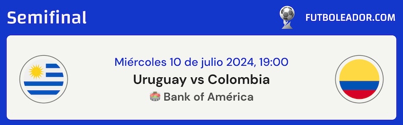 pronostico del uruguay vs colombia de copa america